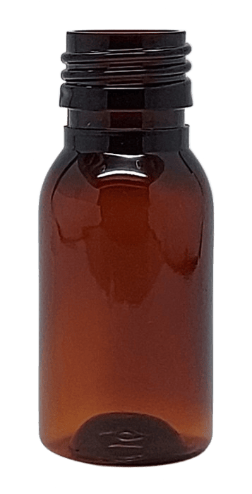 Pet 50ml Oval 25mm Bottle