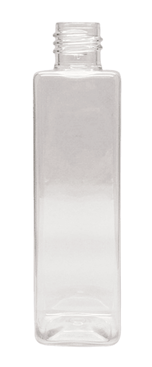 Pet 100ml Square Short Neck 19mm Bottle